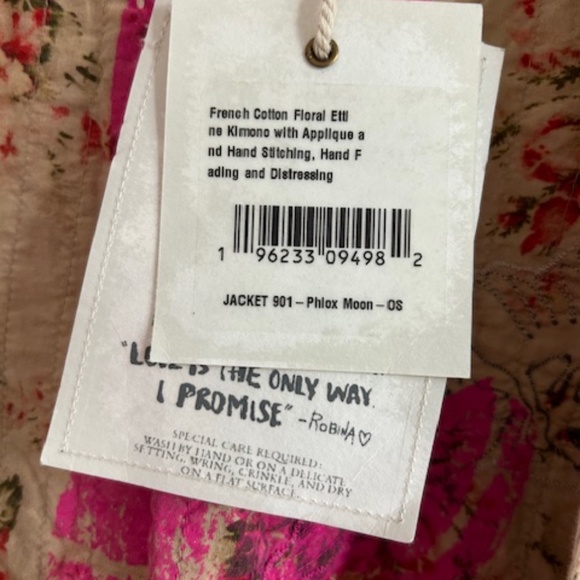 NWT - Magnolia Pearl Floral Etiene Kimono in Phlox Moon - JACKET 901 - Picture 9 of 9